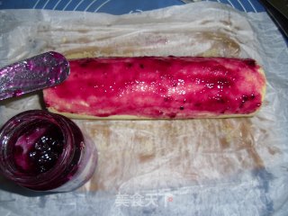 Blueberry Coconut Cake Roll recipe