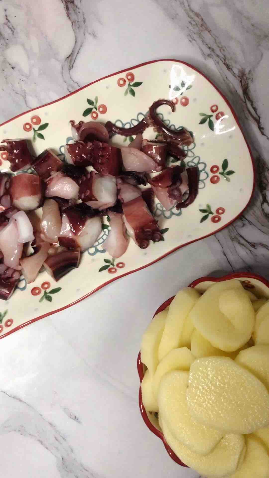 Griddle Octopus Feet recipe