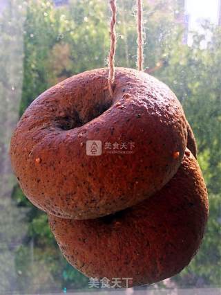 #aca烤培明星大赛#black Sesame Whole Wheat Bagels recipe