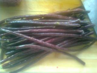 Potato Stew with Purple Beans recipe