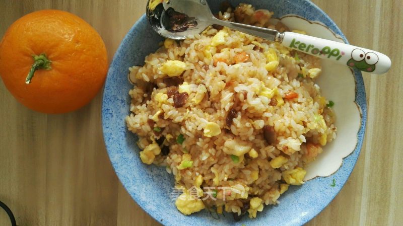 Fried Rice with Shrimp and Soy Sauce recipe