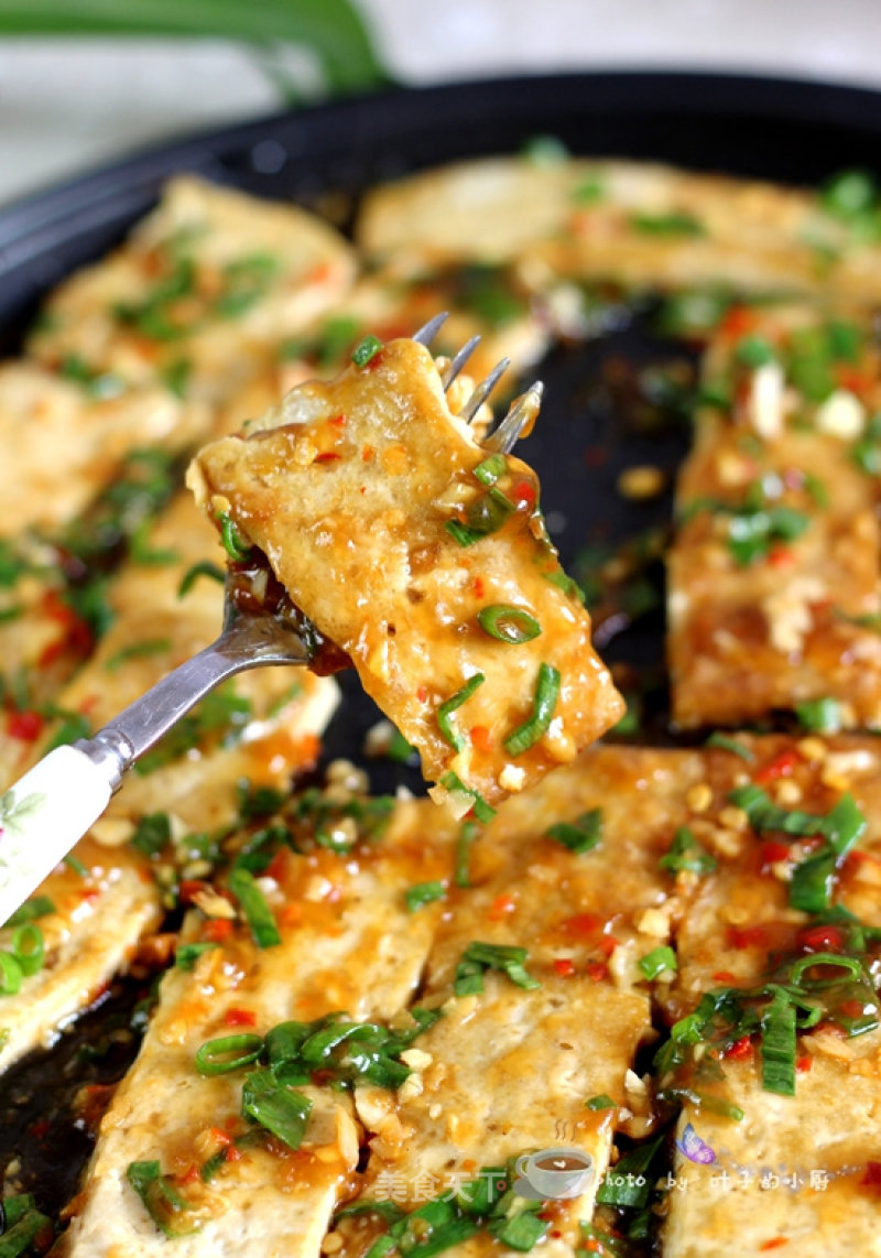 Fried Tofu in Electric Baking Pan recipe