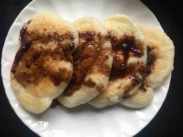 Pan-fried Glutinous Rice Cake recipe