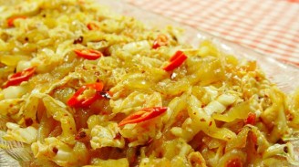 Jellyfish Mixed with Cabbage recipe