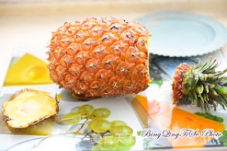 Juicer Recipe-pineapple, Melon, Tangerine Peel Drink recipe