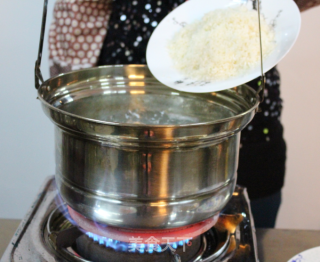 Shrimp, Walnut and Almond Porridge (necessary for Nourishing Brain) recipe