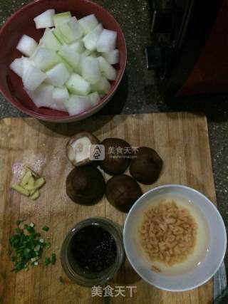 Braised Winter Melon with Mushroom Sauce recipe