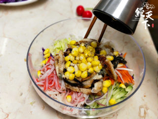 Healthy Light Food | Eel and Crab Fillet Salad recipe
