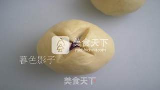 #aca烤明星大赛#purple Sweet Potato Filling Smiles Often Open Bread recipe