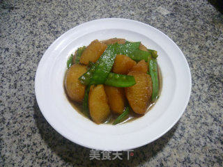 Fried Potatoes with Snow Peas recipe