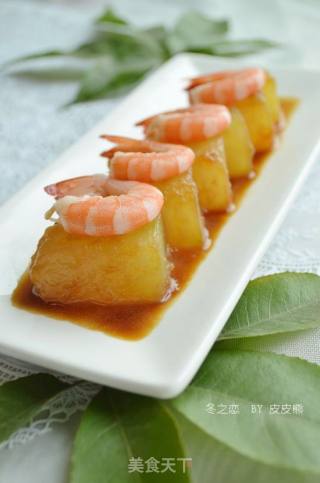 [winter Love] Grilled Shrimp with Winter Melon recipe