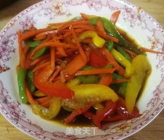 Sweet and Sour Vegetable Shreds recipe