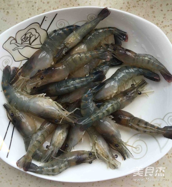 Steamed Shrimp with Garlic Vermicelli recipe