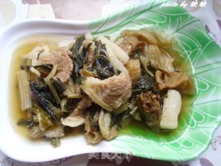 Pork with Mei Cai Clay recipe