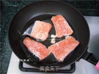 Dry Fried Salmon recipe