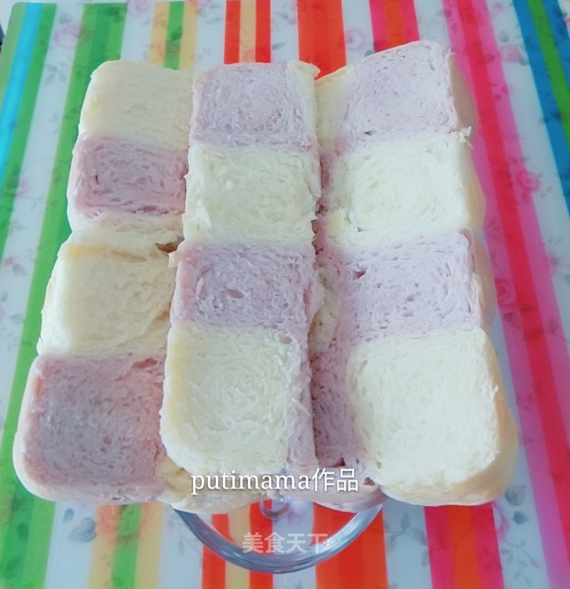 Two-color Chess Bread recipe