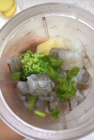 Shrimp and Potato Steamed Egg recipe