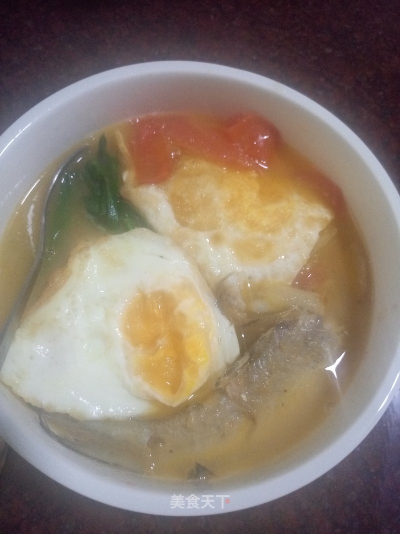 Poached Egg Fish Soup recipe