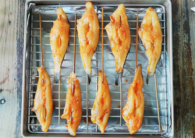 Grilled Ice Fish with Honey Sauce recipe