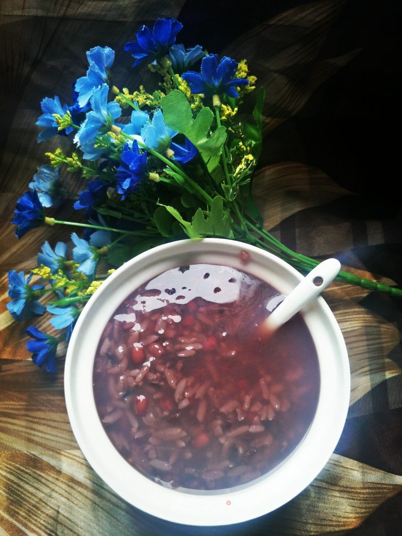 Red Bean and Black Rice Congee recipe