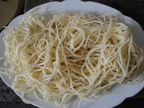 Braised Noodles with Homemade Beans recipe