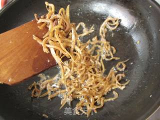 Korean Style Stir-fried Green Pepper with Dried Whitebait recipe