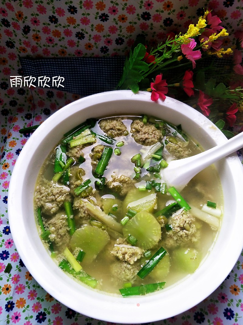 Bean Paste Meatball Soup recipe