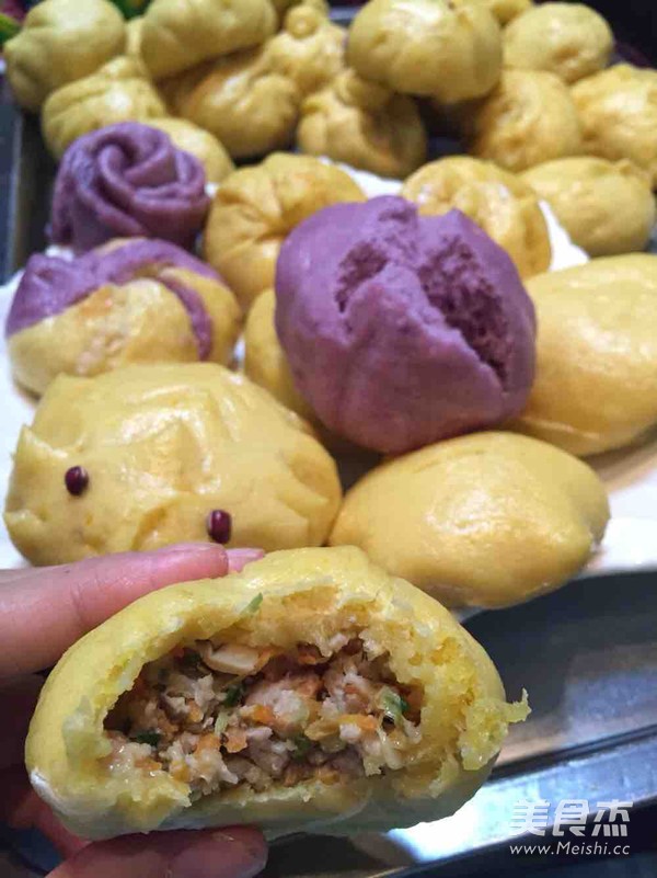 Pumpkin Pork Bun recipe