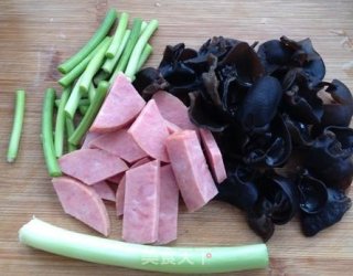 Fried Fungus with Yam recipe