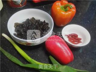 Pepper and Radish Mixed with Fungus recipe