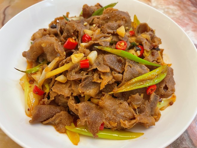 Beef with Scallions recipe