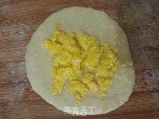 Egg Yolk Coconut Stuffed Bread recipe