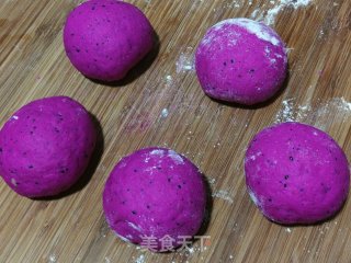 Dragon Fruit and Chestnut Bun recipe