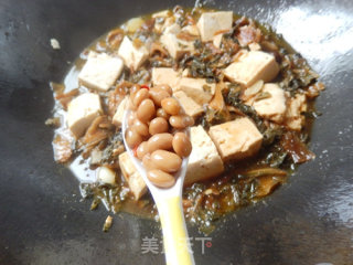 Tofu with Dried Vegetables recipe