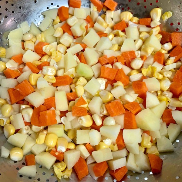 Stir-fried Three Fresh Vegetables recipe