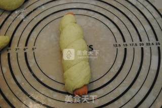 #aca烤明星大赛#ham Sausage Soy Milk Bread recipe