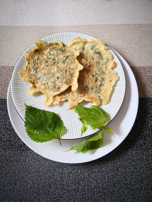 Sesame Leaf Quiche recipe