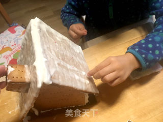 Gingerbread House for The Night---made Gingerbread House Made by Children recipe