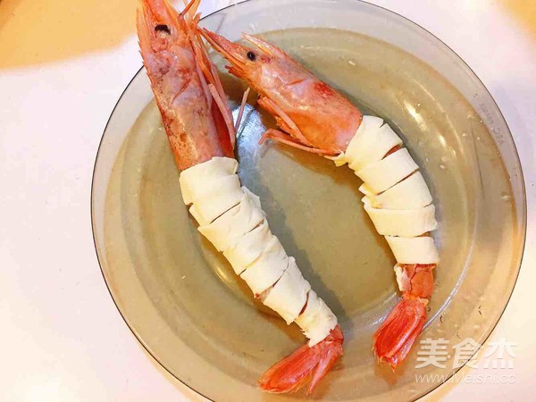 Prawns with Curry Meringue recipe