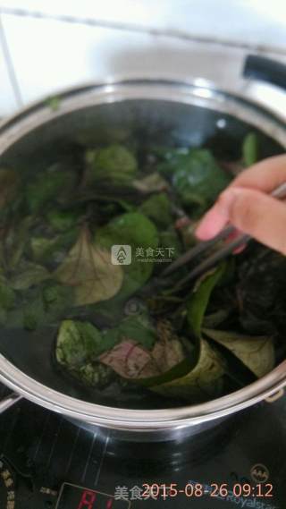 The Taste of Hometown: Sweet Potato Leaves Wowotou recipe