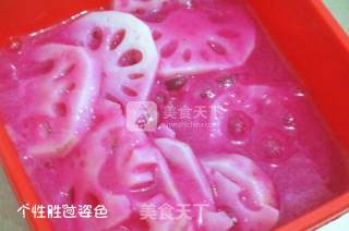 Rouge Lotus Root Slices recipe