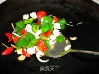 Fried Squid with Double Pepper recipe