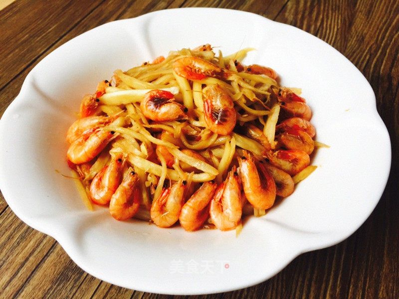 Stir-fried Shrimp with Rice White recipe