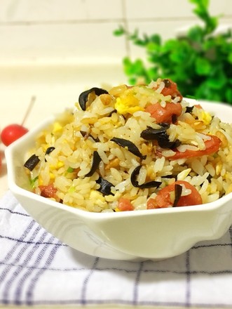 Fried Rice with Diced Egg recipe
