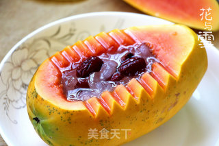 Classic Papaya Stewed Hashima recipe