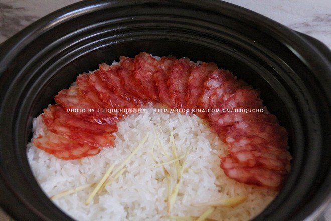 Heart-warming Claypot Rice with Sausage recipe
