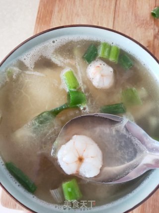 Winter Melon Shrimp Sea Rice Soup recipe