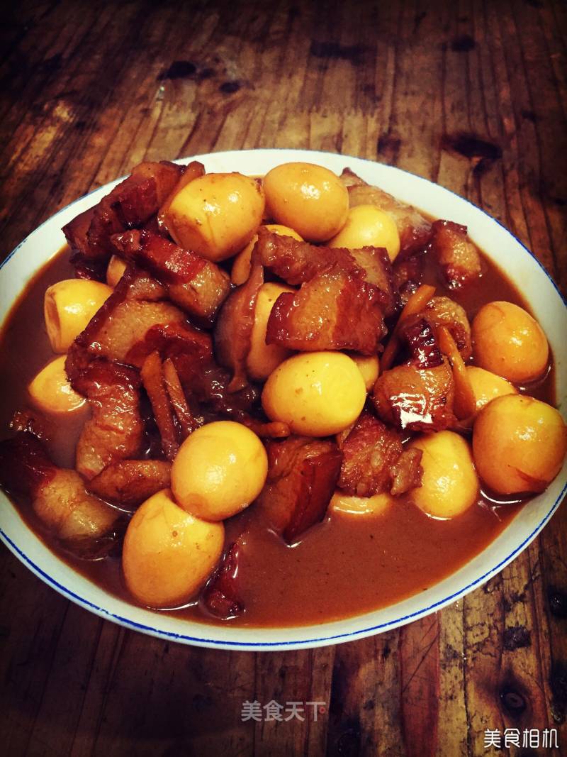 Braised Pork with Quail Eggs recipe
