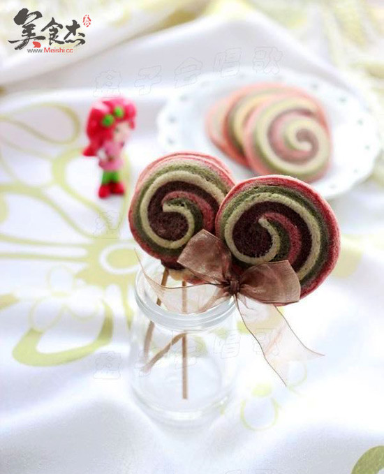 Colorful Lollipop Cookies recipe