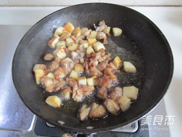 Kung Pao Chicken with Pleurotus Eryngii recipe